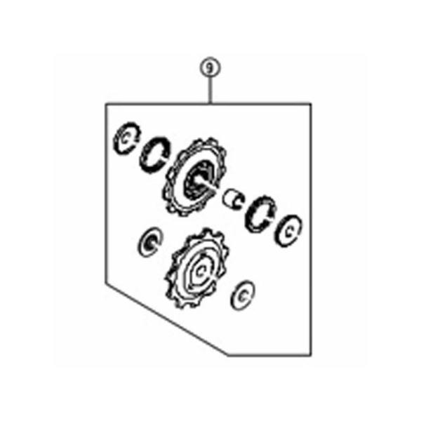 シマノ（自転車） Y5X998150 RD-6700 T/Gプーリーセット SHIMANO