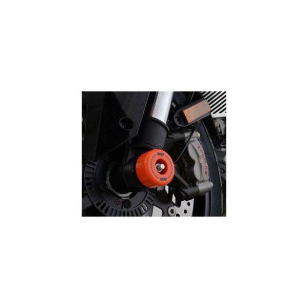 アールアンドジー 1290Super Duke GT フォークプロテクター オレンジ R&amp;G