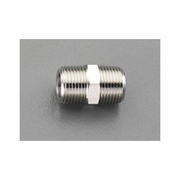 エスコ R 1/4”xR 1/4” ニップル（真鍮製） ESCO