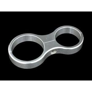 ネオファクトリー 汎用 39mmフォーク用 48mmメータークランプ カラー ポリッシュ Neofa...