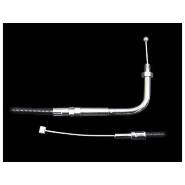 ネオファクトリー ビッグツイン 33in スロットルケーブル 90° ブラック -95y BT用 N...