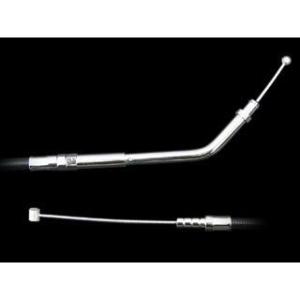 ネオファクトリー ビッグツイン、スポーツスター 41in スロットルケーブル 45° ブラック 96...