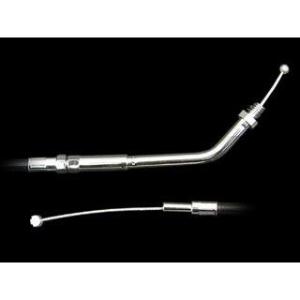 ネオファクトリー 4速モデル 33in シングルスロットルケーブル 45° ブラック BT・XL用 ...