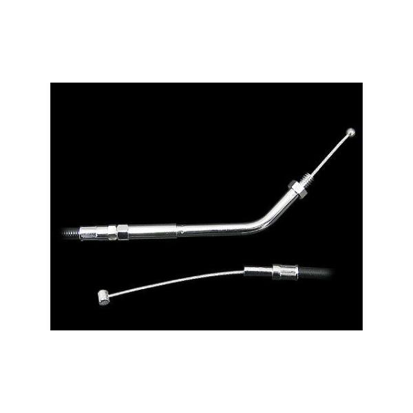 ネオファクトリー スポーツスター ビッグツイン 29in スロットルケーブル 45° ブラック -8...