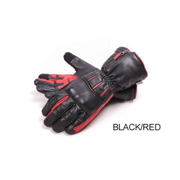 デグナー 【特価品】2021-2022秋冬モデル WG-44 レザーグローブ（ブラック/レッド） サ...