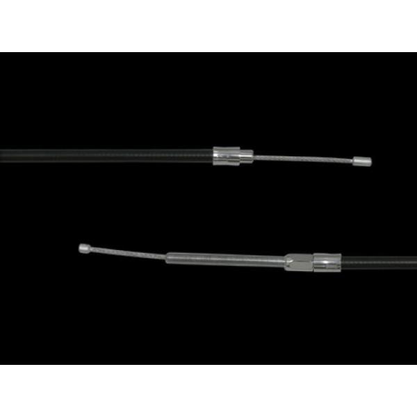 ネオファクトリー アイアンスポーツスターモデル 59in クラッチケーブル ブラック 72-85y ...