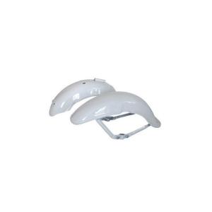 シャリー カブトフェンダー(兜フェンダー) 前後セット フロント リア シャリー カブトフェンダー(兜フェンダー) 前後セット 未塗装タイプ