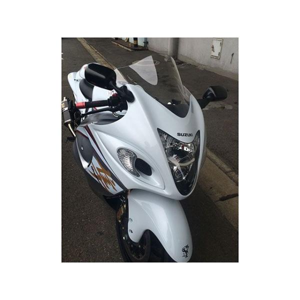 正規品／アクリポイント 隼 ハヤブサ GSX1300R隼 2008-2015用スクリーン ストリート...