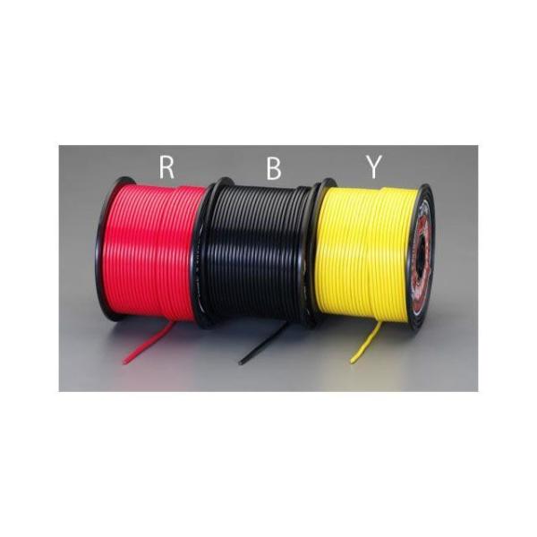 エスコ 1.25mm2 x100m 赤 自動車用コード ESCO
