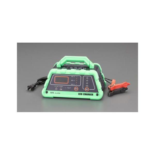 エスコ AC100V 自動充電器（アイドリングストップ車対応） ESCO