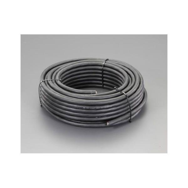 エスコ 600V/17A/50m ゴムキャブタイヤケーブル（4芯） ESCO バイク 車 自動車 自...