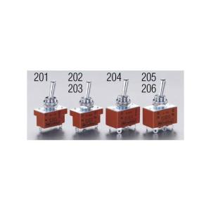 エスコ 125V/15A（12mm） 2極単投/トグルスイッチ ESCO