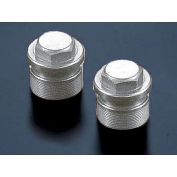 アグラス NSR50/80 30φ フロントフォークトップボルト カラー シルバー AGRAS