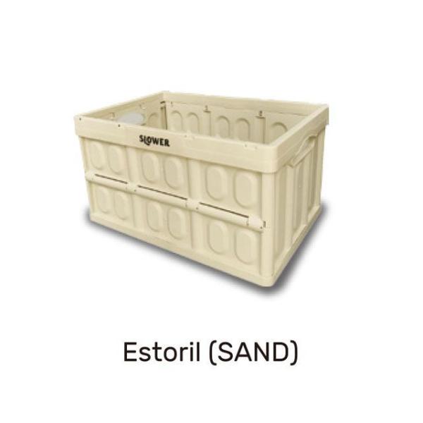 SLOWER フォールディングコンテナ エストリル（サンド） SLOWER