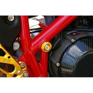 正規品／ベビーフェイス モンスター1200 モンスター821 フレームキャップ カラー：レッド BABYFACE バイクの商品画像