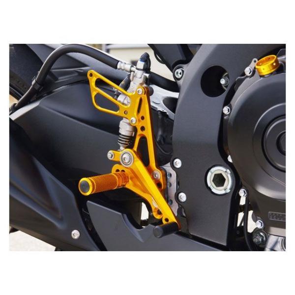 ベビーフェイス GSX-R600/750 バックステップキット カラー ゴールド BABYFACE