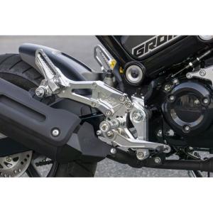 正規品／オーバーレーシング グロム バックステップ 4ポジション タンデム付 （シルバー） OVER RACING バイクの商品画像