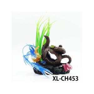 アルファテック XL-CH484 木/顔（中）流木 水槽 ケージ 飼育ケース