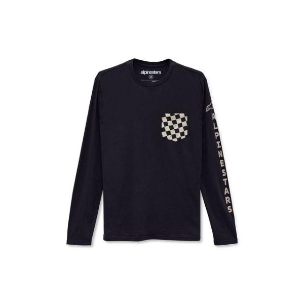 正規品／アルパインスターズ チェック L/S Tシャツ（ブラック） サイズ：L Alpinestar...