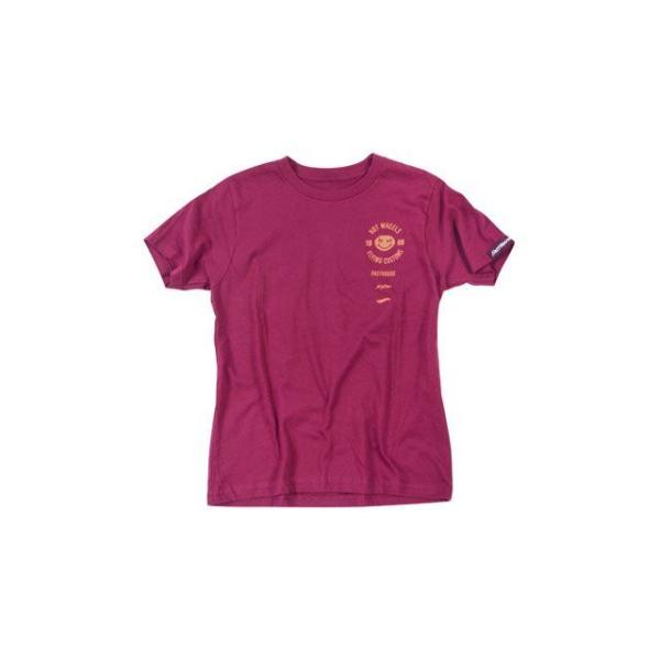 ファストハウス ユース スタック ホットウィール Tシャツ（マルーン） サイズ YM FASTHOU...