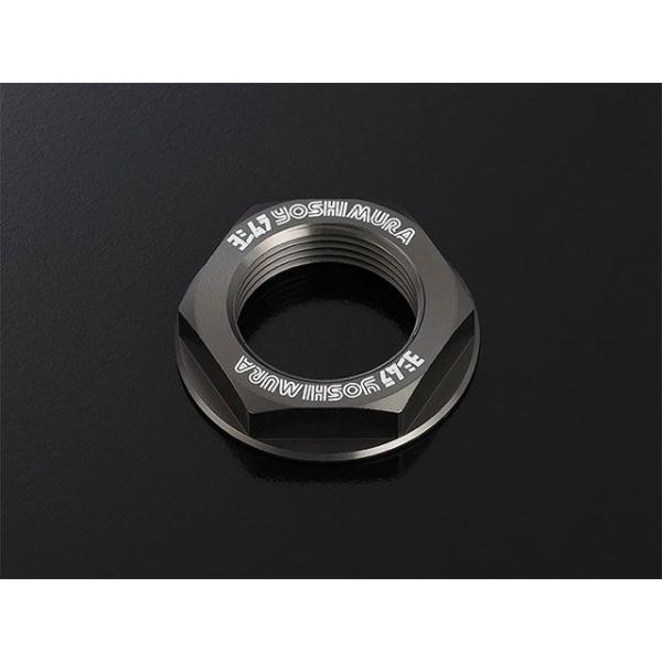 ヨシムラ Hayabusa ステアリングステムナット M24xP1.5（スレートグレー） YOSHI...