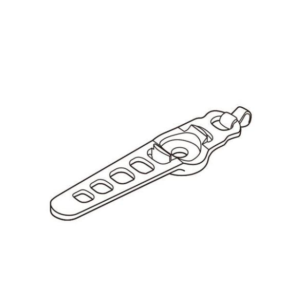 キャットアイ（自転車） 5442811 フロント用ラバーバンド+フック（ブラック） CATEYE