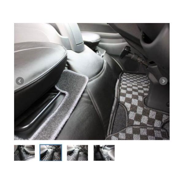 ティスファクトリー フロントデッキカバー グレーステッチ 200ハイエース ワイド（DX取り付け不可...