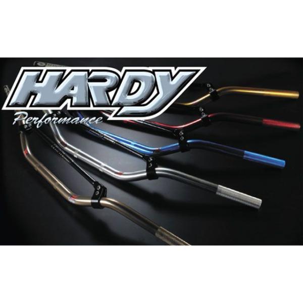 正規品／ハーディ 汎用 MXハンドルバー タイプ2 MIDIUM カラー：ブルー HARDY バイク