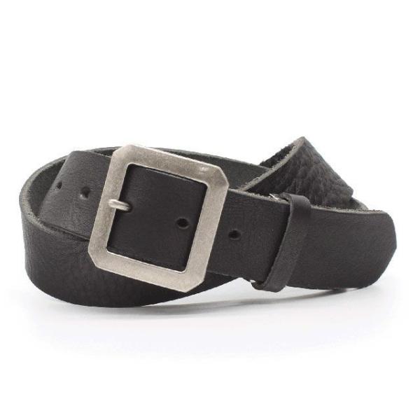 LOCAL WORKS VACHETTA 40mm幅 OCTAGON BUCKLE BELT（ブラッ...