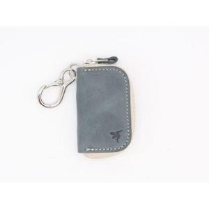 正規品／Cranky.H.Bird 本革キーケース 『Mini Round Smart Key Case』 ピンク モストロ ナスカン チェーン フ…｜camp