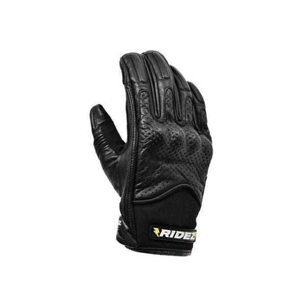 正規品／ライズ NEUTRINO GLOVES BLACK RLG262 バイク用グローブ サイズ：...