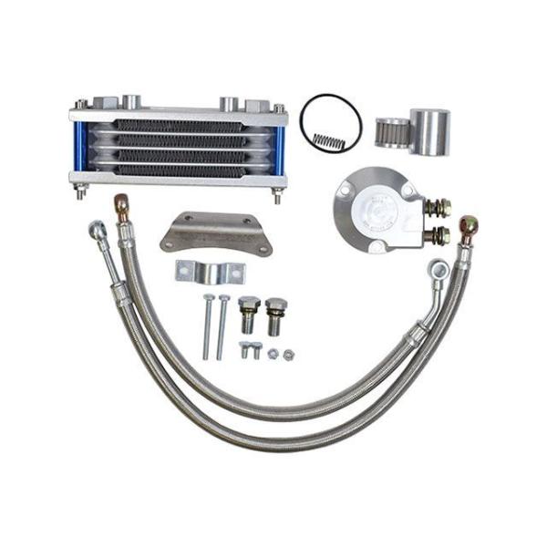 エートップ GS125 GSX125 EN125 オイルクーラーキット オイルクーラー 取り付けステ...