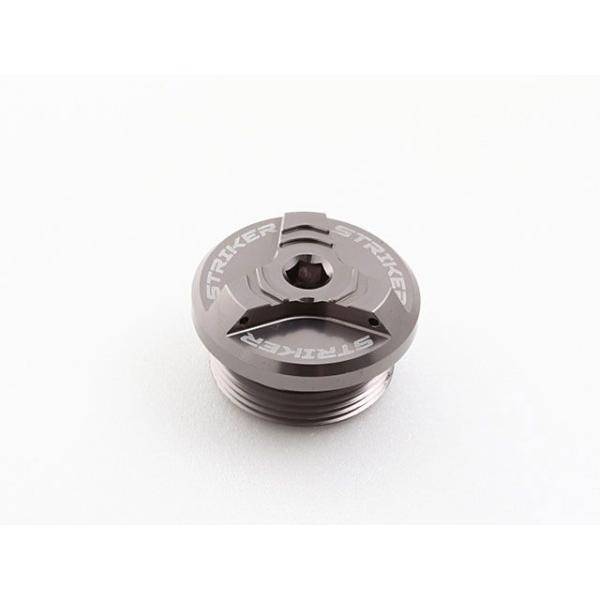 ストライカー ビレットオイルフィラーキャップ M30×P1.5（ガンメタ） STRIKER