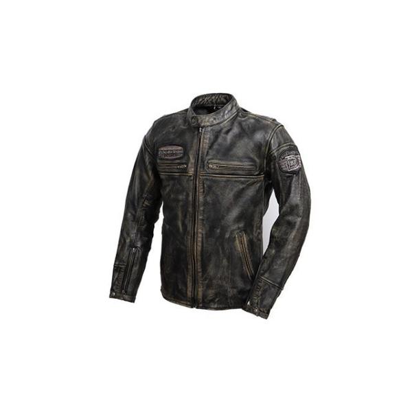 デグナー 2022-2023秋冬モデル 22WJ-5 レザーヴィンテージジャケット（ブラック） サイ...