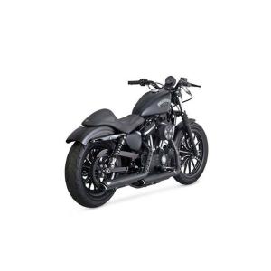正規品／バンス スポーツスターファミリー汎用 TwinSlash PCX 3in Slip-on ブラック VANCE&HINES バイクの商品画像