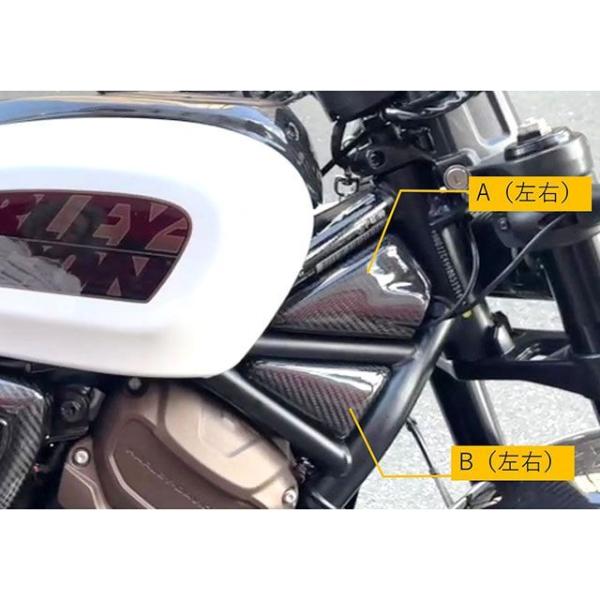 正規品／モーターステージ RH1250S スポーツスターS ドライカーボン フロントフレームカバー ...