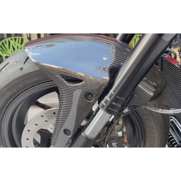 正規品／モーターステージ RH1250S スポーツスターS ドライカーボン フロントフェンダー MO...