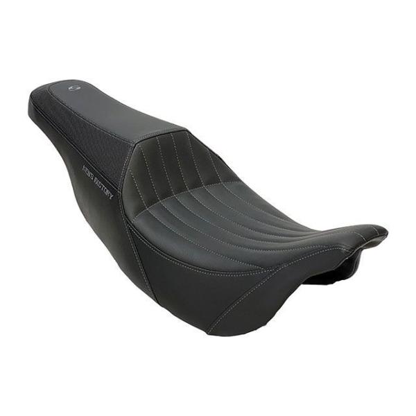 正規品／ケンズファクトリー ツーリングファミリー汎用 2008Up Two-Up seat GRAY...