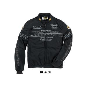 BATES 　ライトメッシュジャケット 黒　XXL BATES ベイツ バイクメッシュジャケット 黒・ホワイト・グレー XL