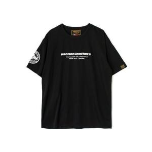 正規品／バンソン 2023春夏モデル VS23804S メッシュTシャツ （ブラック/ホワイト） サイズ：M VANSON バイクの商品画像