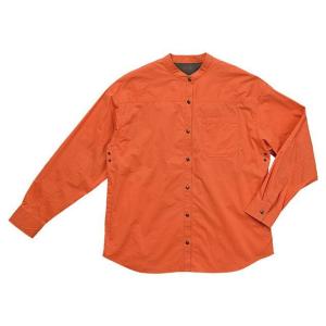 正規品／ロッソスタイルラボ ROJ-118 プロテクションバンドカラーシャツ（オレンジ） サイズ：L+ RossoStyleLab バイク｜camp