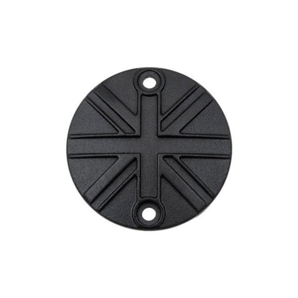 モートーン ジェネレーターバッジ ユニオンジャック ブラック Motone Customs