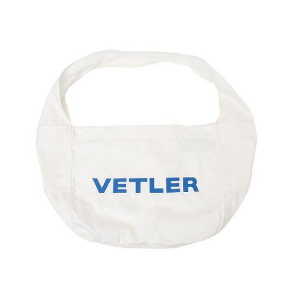 VETLER ヘリンボーン ニュースペーパーバッグ（ホワイト） VETLER