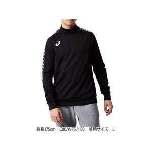 正規品／アシックス 2101A057 M FOOTBALL PULLOVER （パフォーマンスブラック） サイズ：XL ASICS キャンプの商品画像