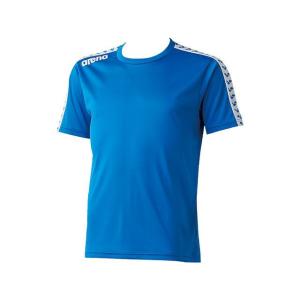 正規品／arena ARN-6331 チームラインTシャツ （ブルー） サイズ：S arena キャンプの商品画像