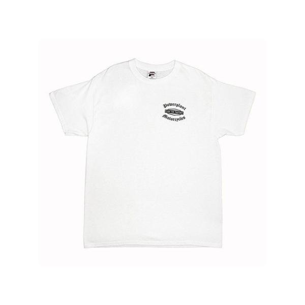 正規品／パワープラント FTF Tシャツ（ホワイト） サイズ：XL POWERPLANT バイク