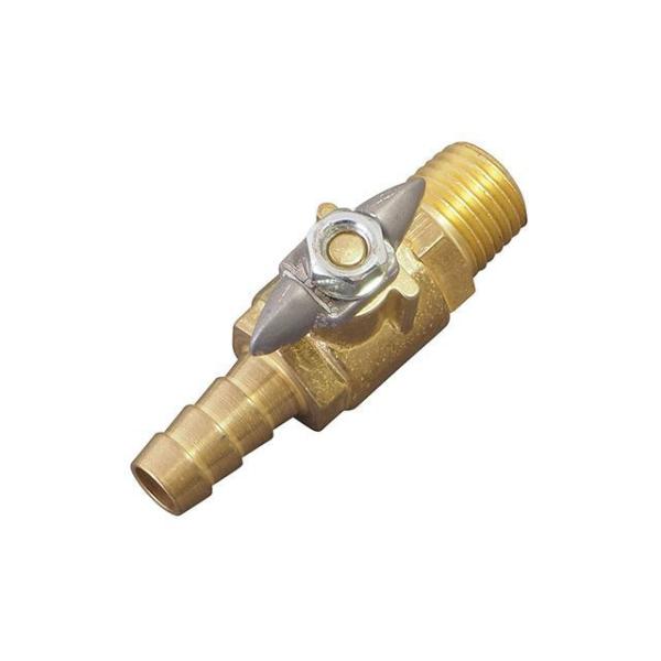 マルコムサプライ 1/4NPTバングのカスタムタンク装着車 ウイングタイプ ブラスペットコック 1/...