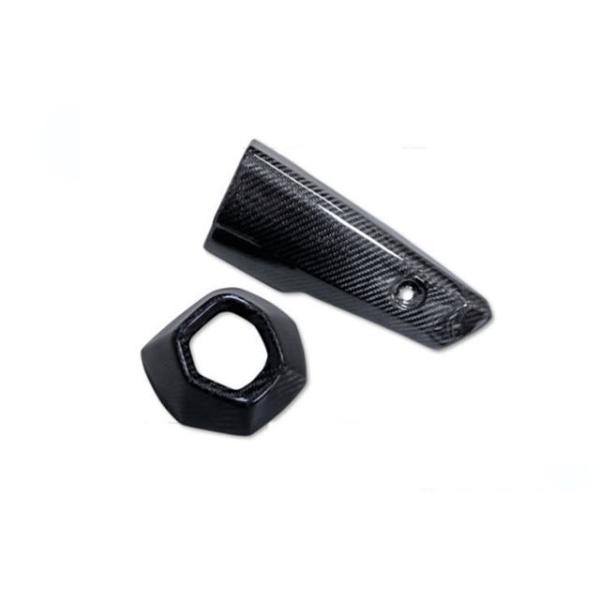 モトオブスポーツ GROM カーボンマフラープロテクター（GROM/MSX）2016年以降モデル M...