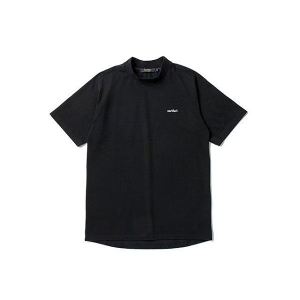 ナリフリ（自転車） マルチテックメッシュモックネックTシャツ（001 ブラック） サイズ S nar...