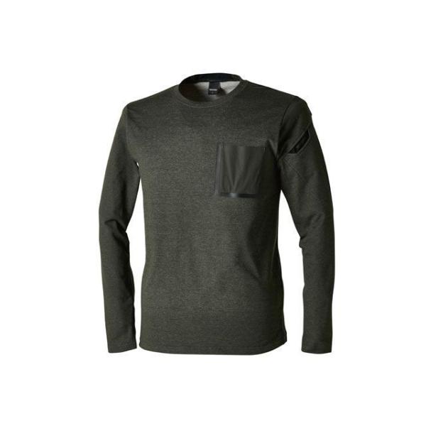 TSデザイン TSDELTAコーデュラワークロングTシャツ（アーミーグリーン） サイズ L TS D...